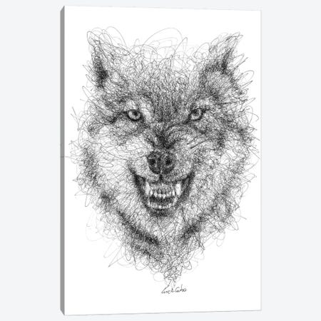 Wolf Look Canvas Print #ECE60} by Erick Centeno Canvas Wall Art