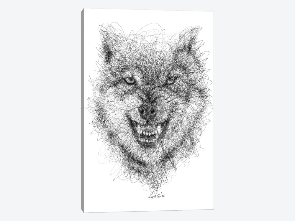 Wolf Look 1-piece Canvas Artwork