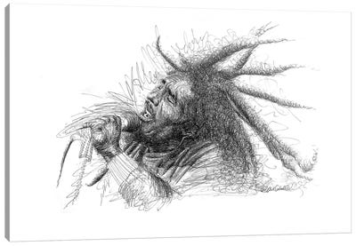 Bob Marley Canvas Art Print - Erick Centeno