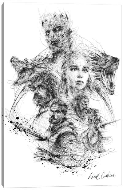 G.O.T. Canvas Art Print - Daenerys Targaryen
