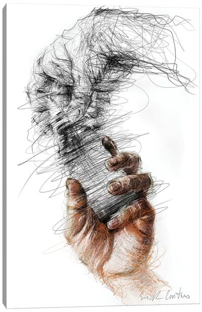 Hands Canvas Art Print - Erick Centeno