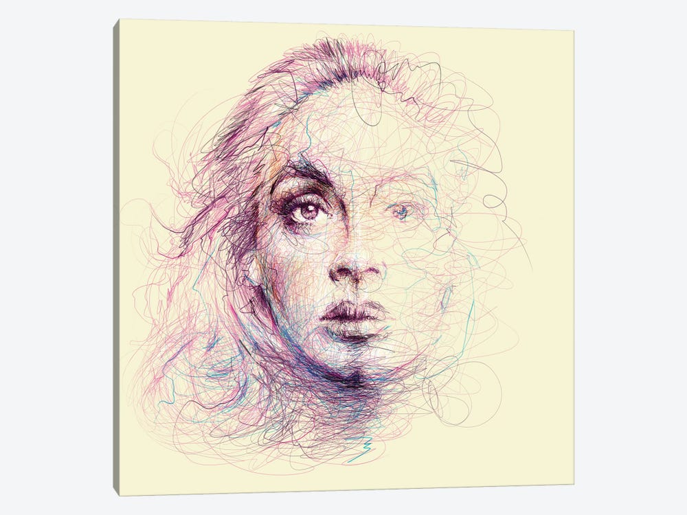 Adele by Erick Centeno 1-piece Canvas Art Print