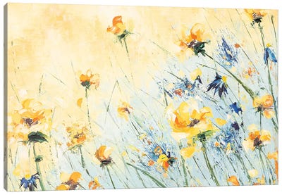 Build Me Up Buttercup Canvas Art Print - Chrysanthemum Art