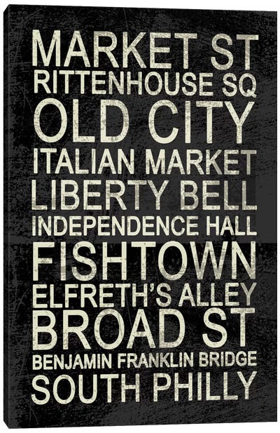 Philly Canvas Art Print - Posters
