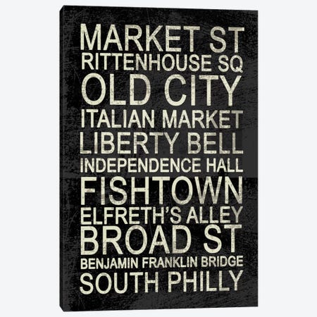 Philly Canvas Print #ECK15} by Erin Clark Canvas Wall Art
