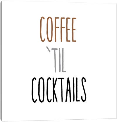 Coffee Canvas Art Print - Cocktail & Mixed Drink Art
