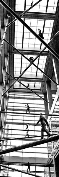 Erin Clark: Interior in Black & White by Erin Clark