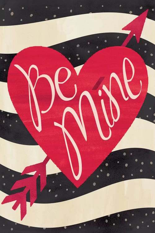 Be Mine Flag by Erin Clark wall art