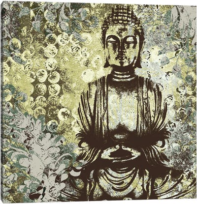 Water Garden Canvas Art Print - Buddhism