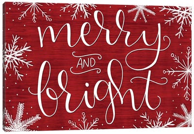 Rustic Holiday II Canvas Art Print - Christmas Signs & Sentiments
