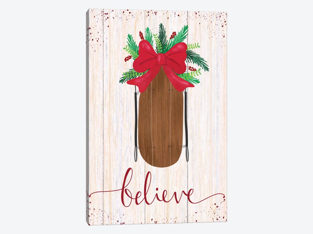 Rustic Holiday IV by Emily Cromwell 1-piece Canvas Art