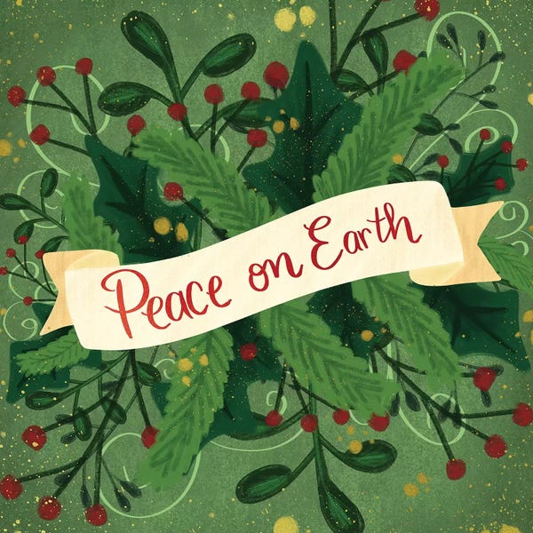 Pink Light Studio: Peace On Earth III by Emily Cromwell