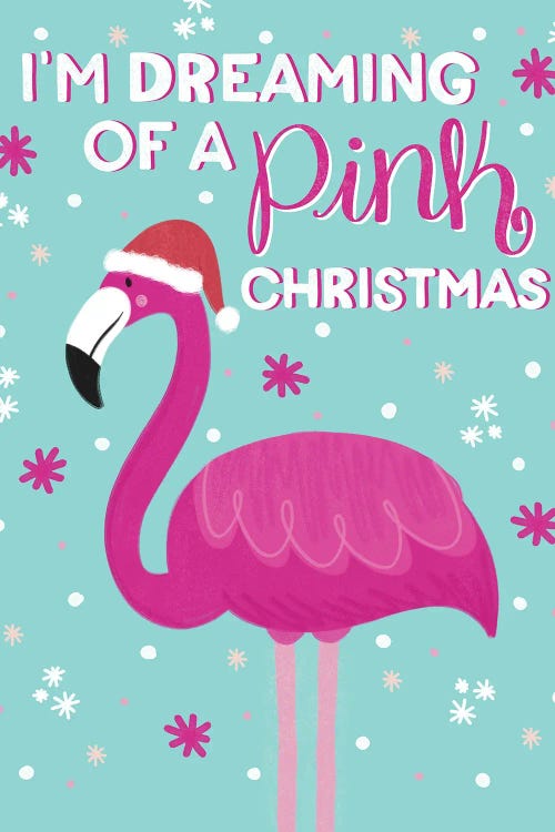 Pink Christmas by Emily Cromwell wall art