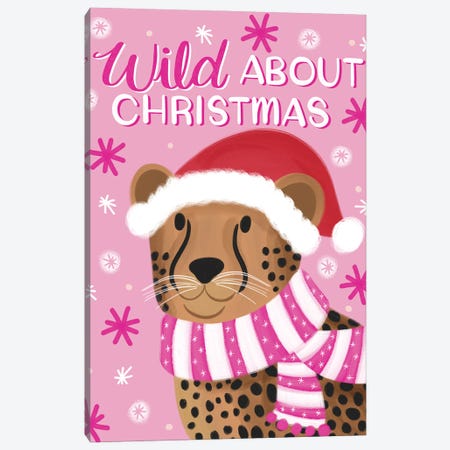 Wild About Christmas Canvas Print #ECR26} by Emily Cromwell Canvas Artwork