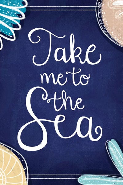 By The Seaside II by Emily Cromwell framed wall art