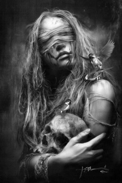 Black & White Drawings & Illustrations: Doctor My Eyes by Jeff Echevarria