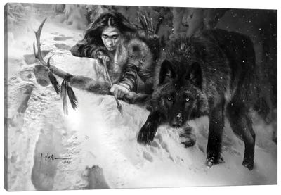 Hunting Evil Canvas Art Print - Wild Spirit