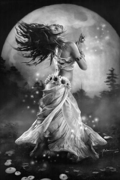 I Can't Believe It's Not Digital: Moon Shadow by Jeff Echevarria