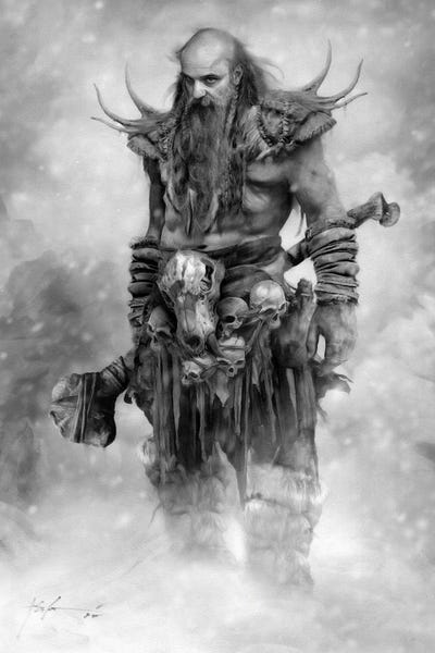 High Lord Of The Frozen North by Jeff Echevarria canvas print