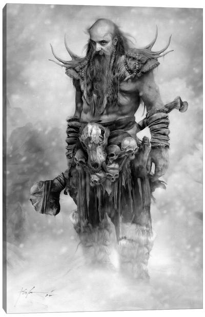 High Lord Of The Frozen North Canvas Art Print - Jeff Echevarria