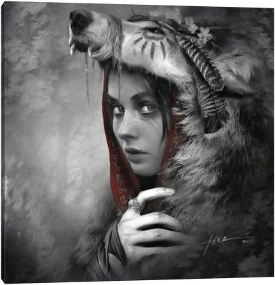Red Riding Hood Canvas Art Print - Jeff Echevarria