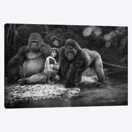 Beauty Among The Beasts Canvas Print #ECV7} by Jeff Echevarria Canvas Art