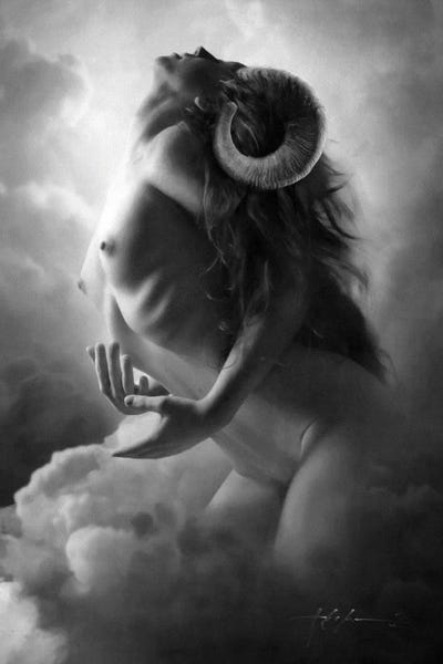 Birth Of Capricornus by Jeff Echevarria art print