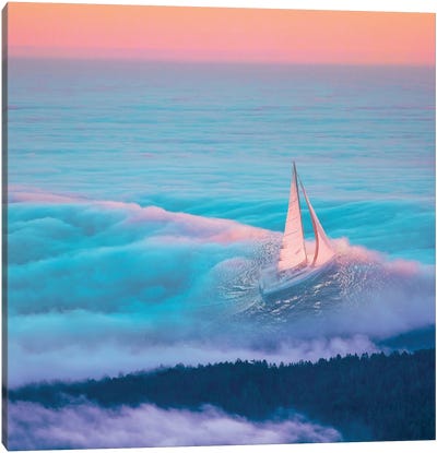Sailing Boat Heaven Canvas Art Print - Edurne Andono
