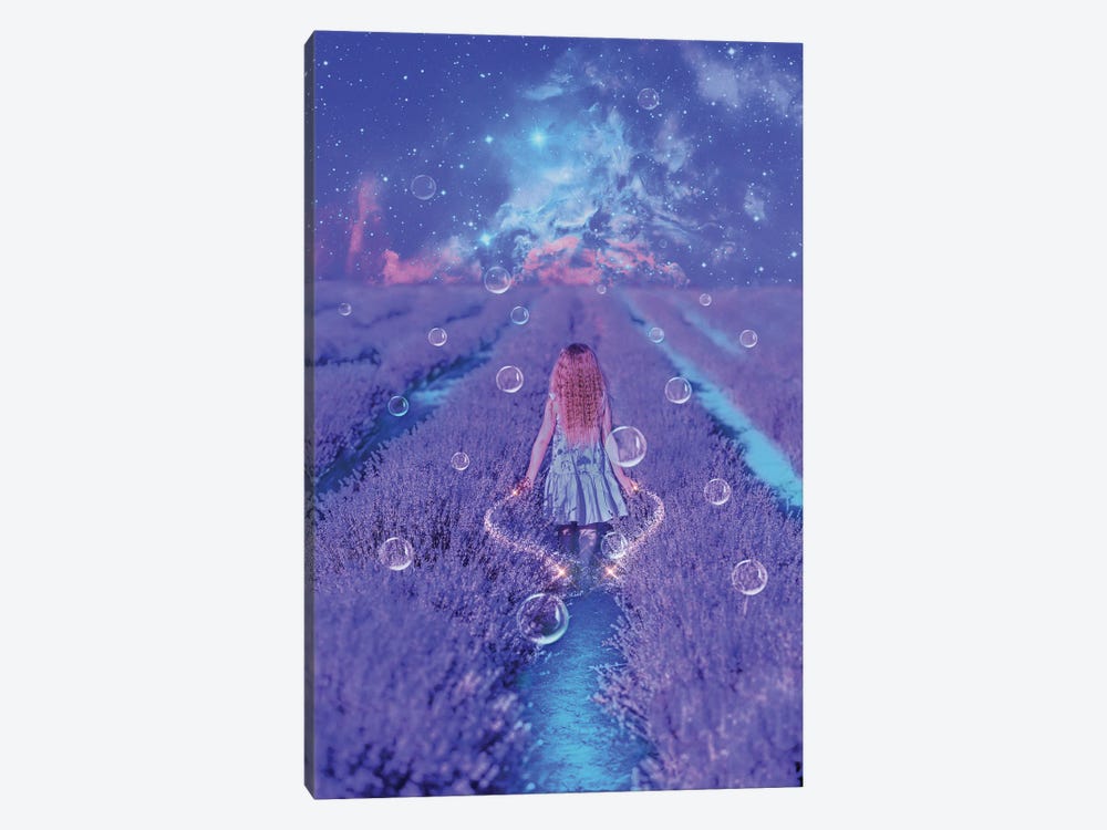 Child Of The Cosmos by Edurne Andoño 1-piece Canvas Print