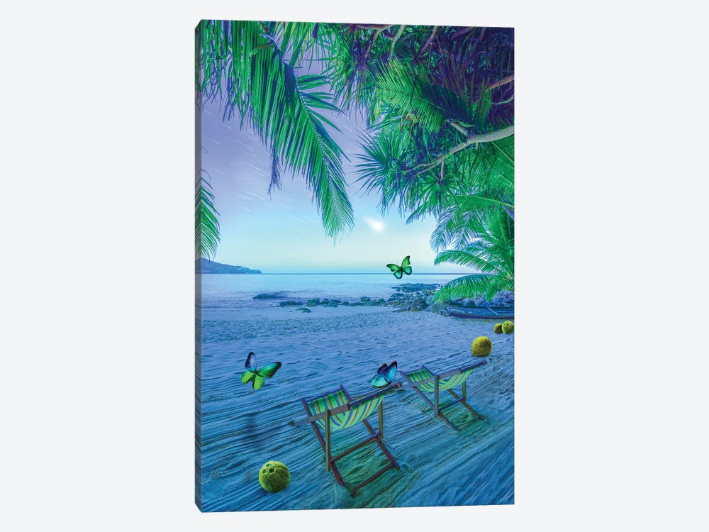 Tropical Night by Edurne Andoño 1-piece Art Print