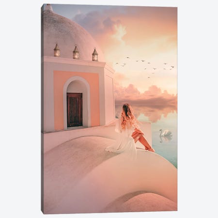 Magical Sunset Canvas Print #EDA78} by Edurne Andoño Canvas Art