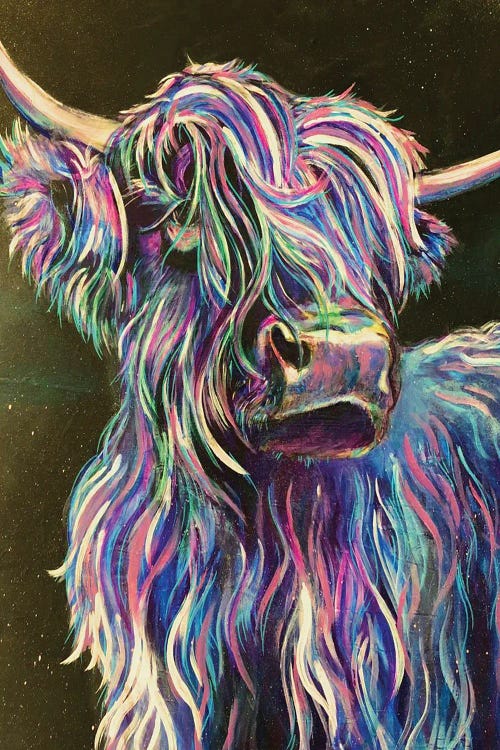 Highland Cow by Emma Catherine Debs wall art