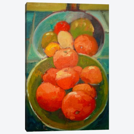 Fruit Bowls Canvas Print #EDD15} by Eddie Barbini Canvas Artwork