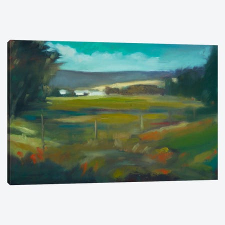 Across The Valley Canvas Print #EDD1} by Eddie Barbini Canvas Art Print