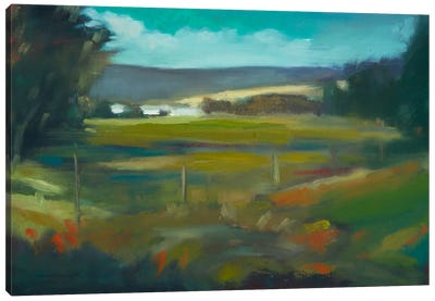 Across The Valley Canvas Art Print