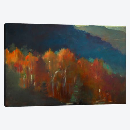 Autumn Forest Canvas Print #EDD3} by Eddie Barbini Art Print