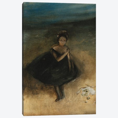 Dancer with a Bouquet Canvas Print #EDG24} by Edgar Degas Canvas Wall Art