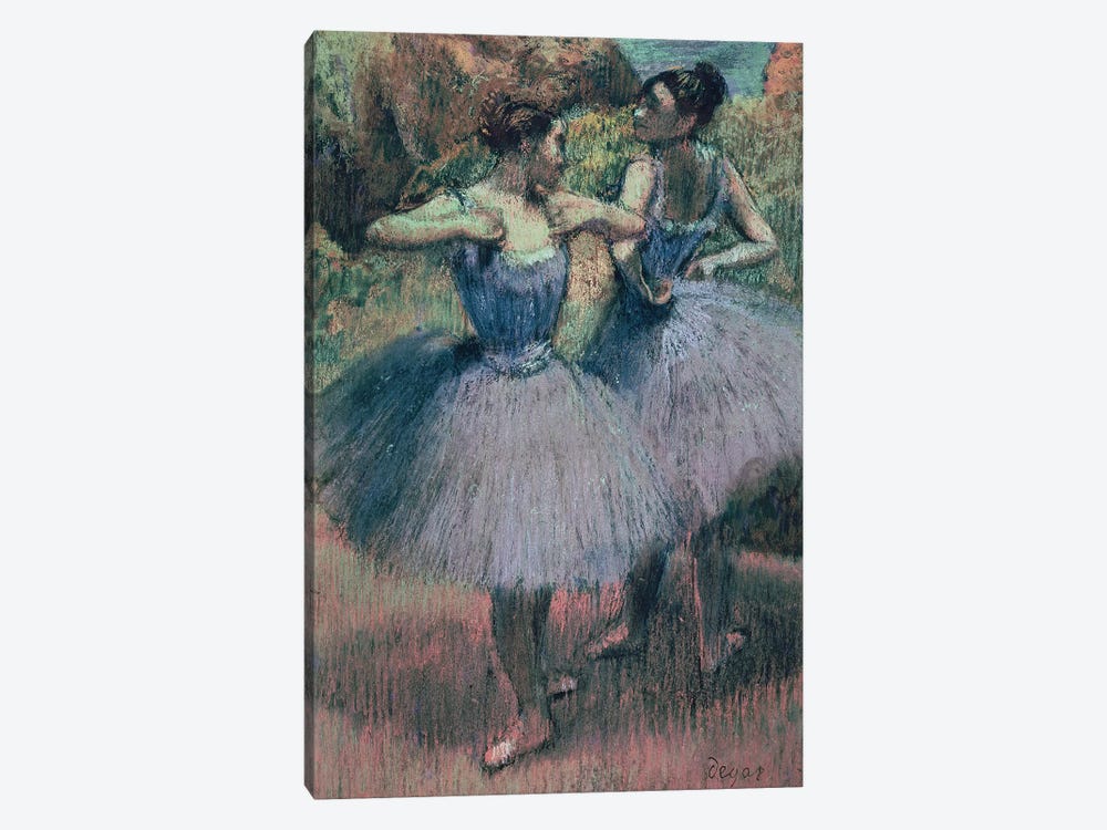 Dancers in Violet  by Edgar Degas 1-piece Canvas Wall Art