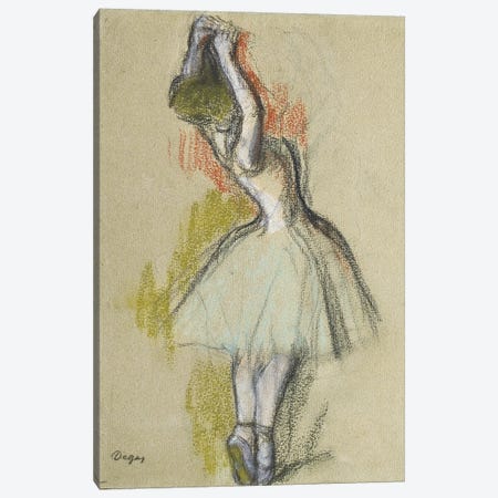 Danseuse Debout, c. 1885  Canvas Print #EDG31} by Edgar Degas Canvas Art