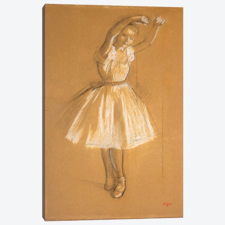 Little Dancer, 1875  Canvas Print #EDG44} by Edgar Degas Canvas Artwork