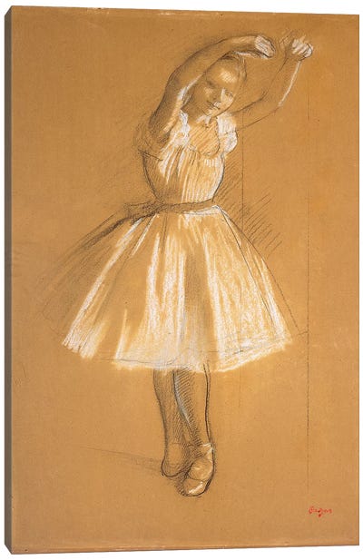 Little Dancer, 1875  Canvas Art Print - Edgar Degas