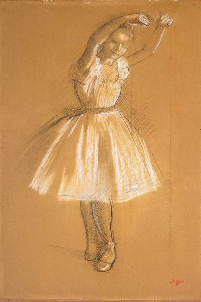 Edgar Degas: Little Dancer, 1875  by Edgar Degas
