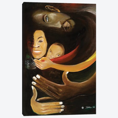 Together Canvas Print #EDG4} by Ikahl Beckford Canvas Print