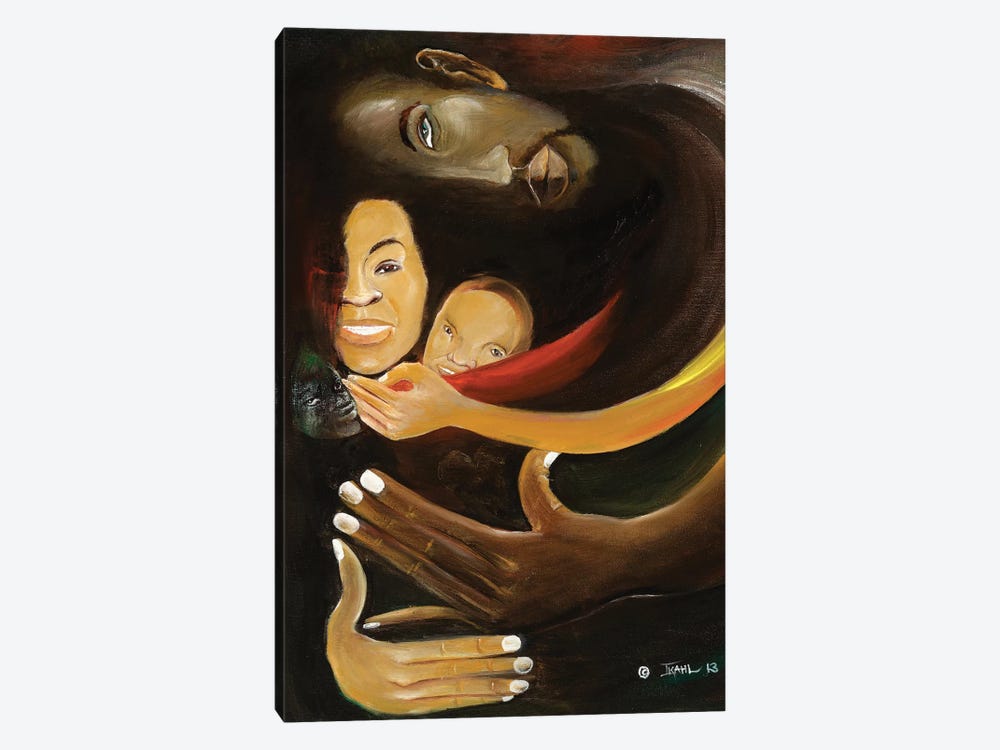 Together by Ikahl Beckford 1-piece Canvas Art Print