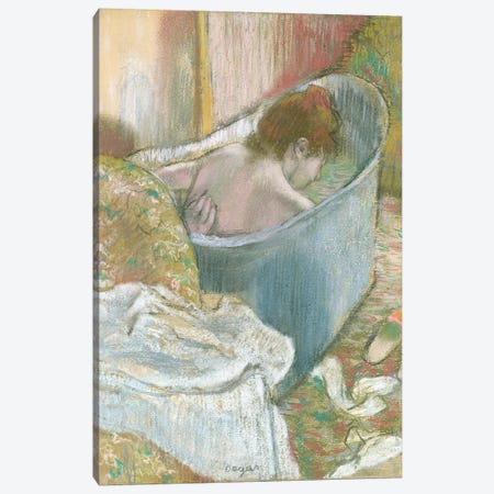 The Bath  Canvas Print #EDG61} by Edgar Degas Art Print