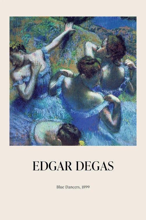 Edgar Degas - Blue Dancers, 1899