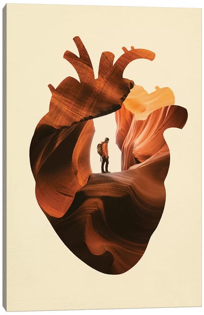 Heart Explorer Canvas Art Print - Enkel Dika