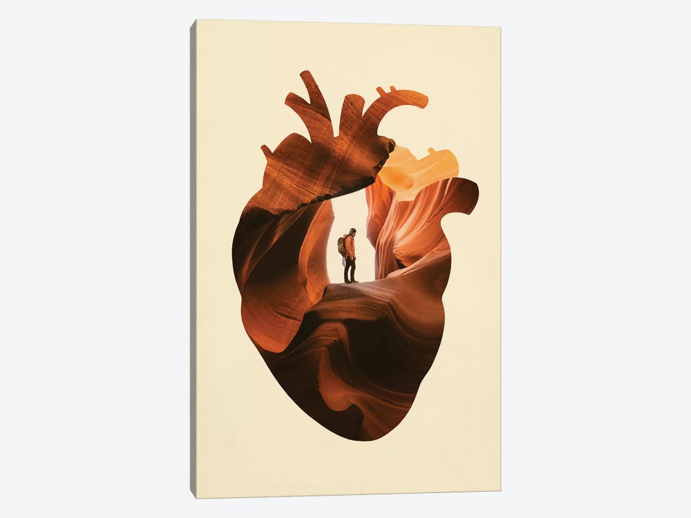 Heart Explorer by Enkel Dika 1-piece Canvas Wall Art