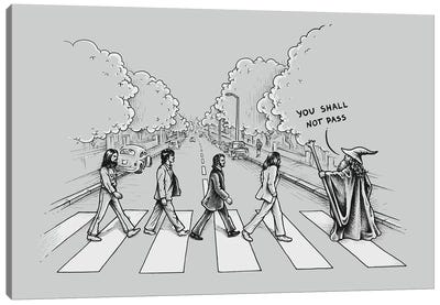 Here Comes The Wizard Canvas Art Print - The Beatles