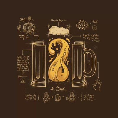 Le Beer (Elixir Of Life) by Enkel Dika canvas print